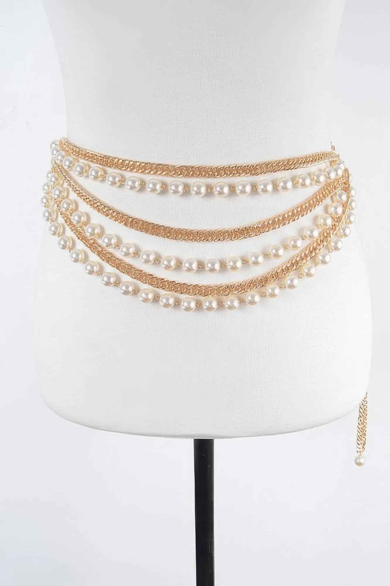 Oversize Layered Chain Belt