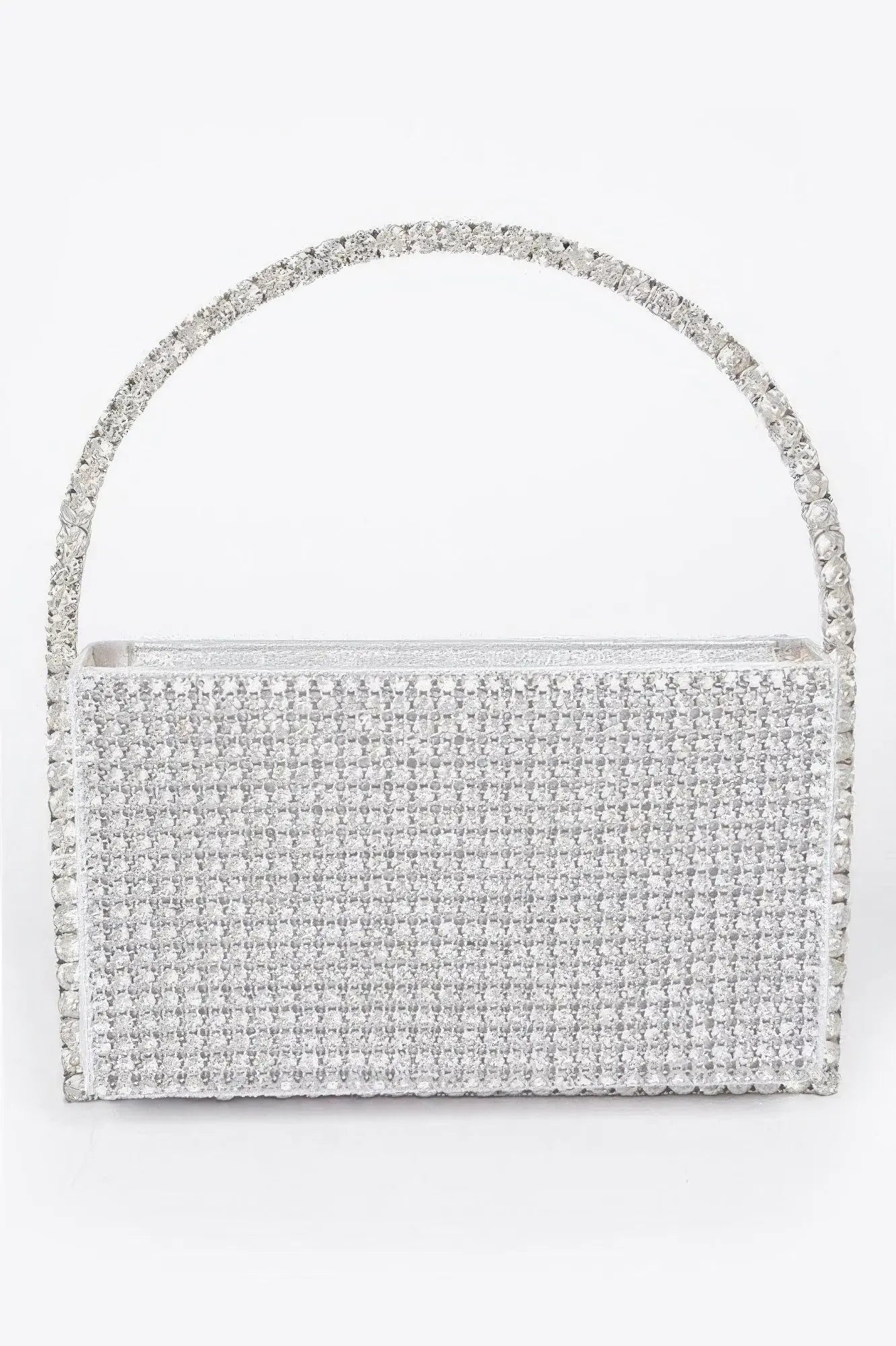 Oversized Rhinestone Shoulder Bag - DressAffection