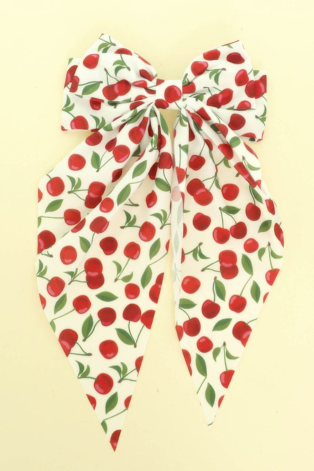 Playful Cherry Design Barrette Hair Clip - DressAffection