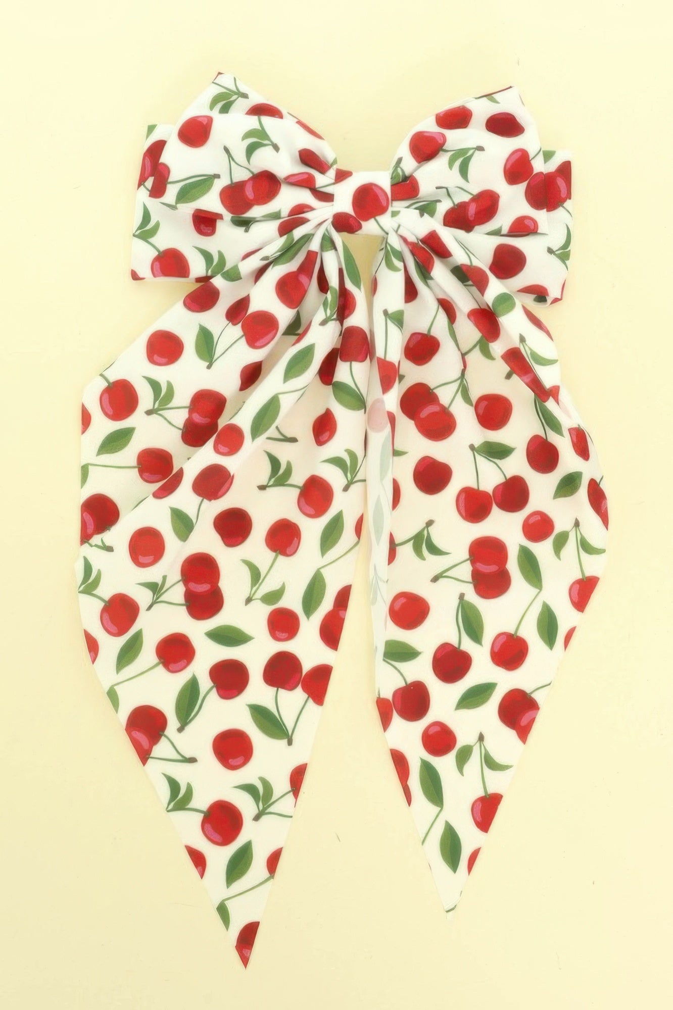 Playful Cherry Design Barrette Hair Clip - DressAffection