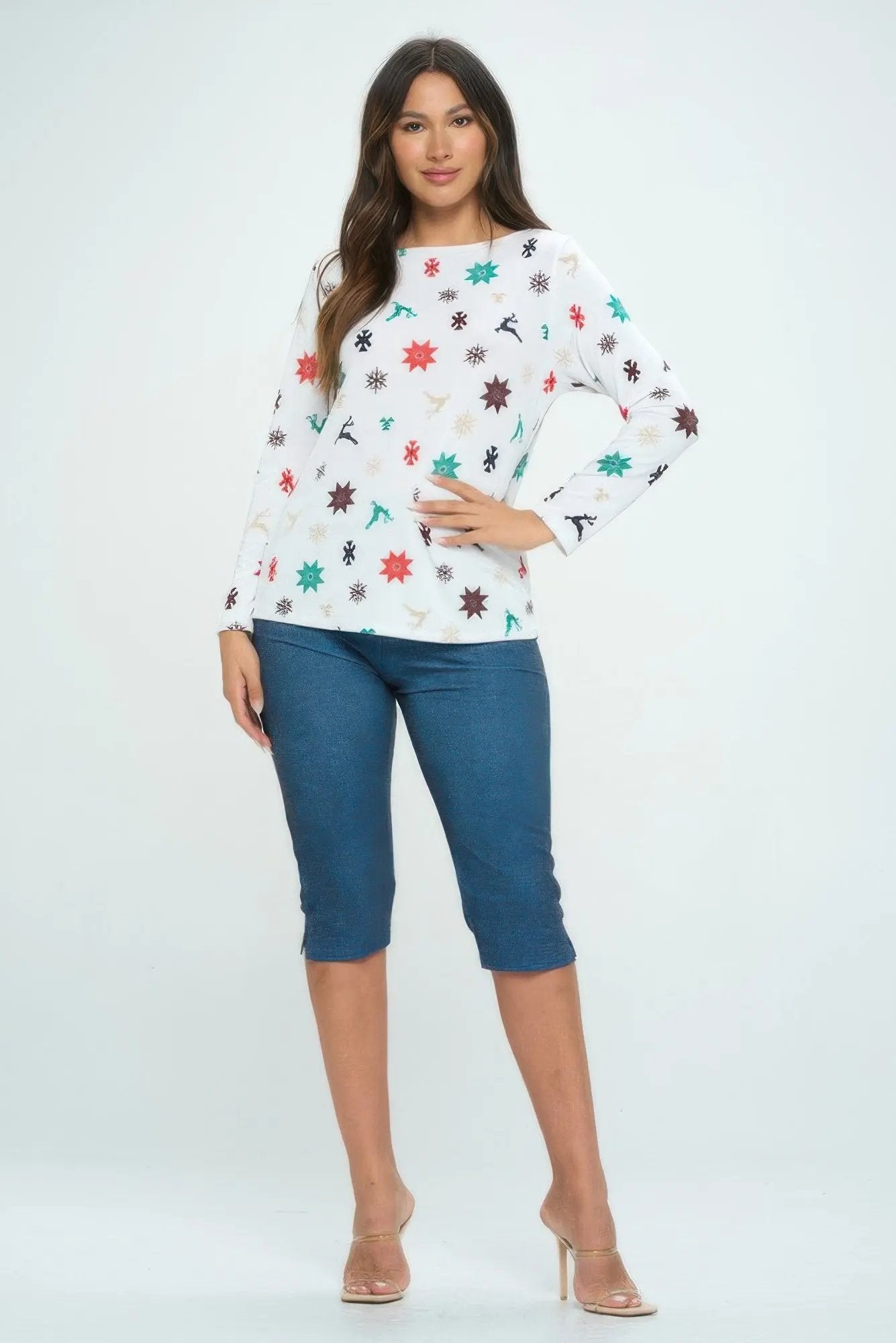 Plus Size Bns High And Low Top - DressAffection