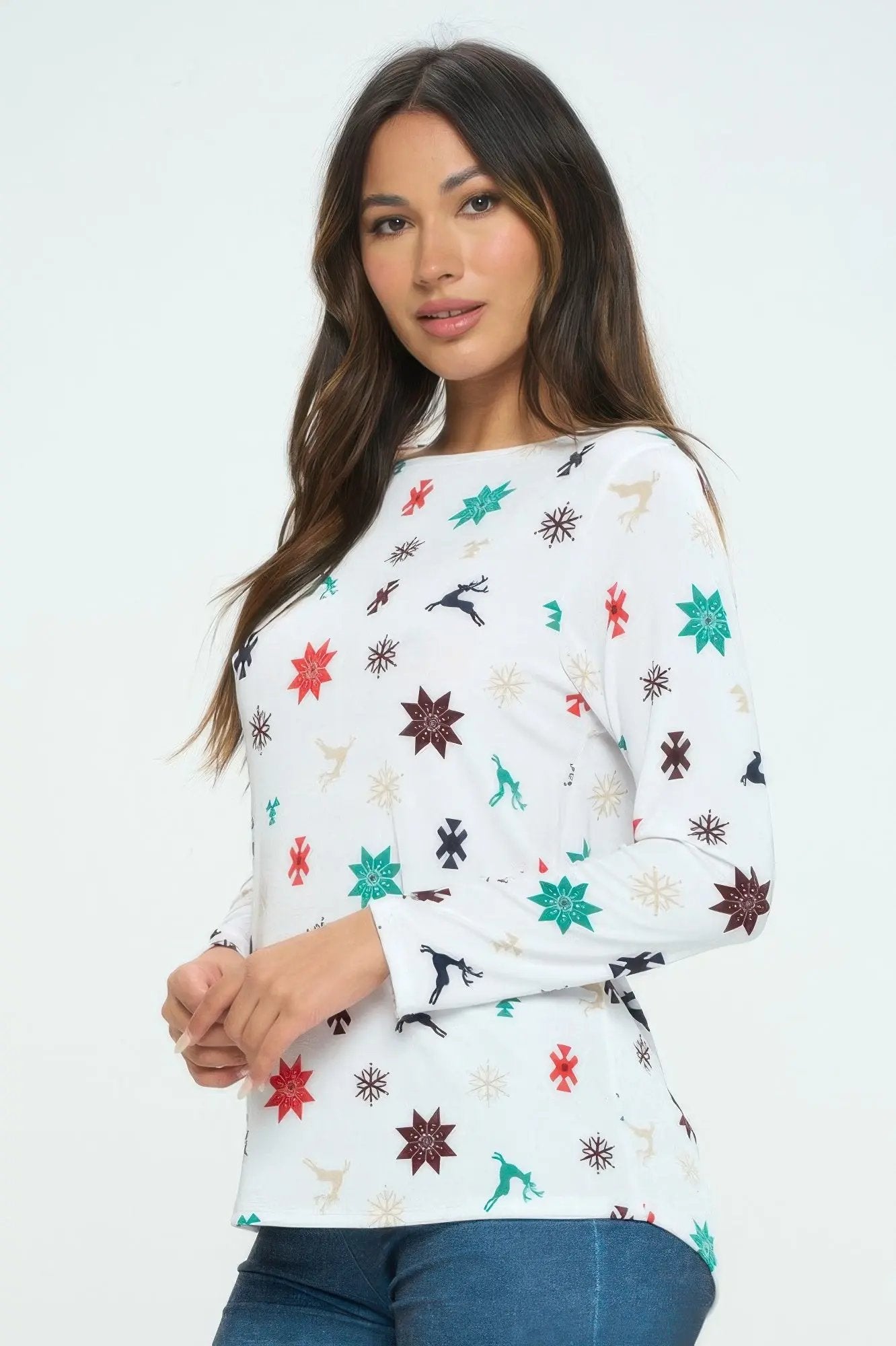 Plus Size Bns High And Low Top - DressAffection