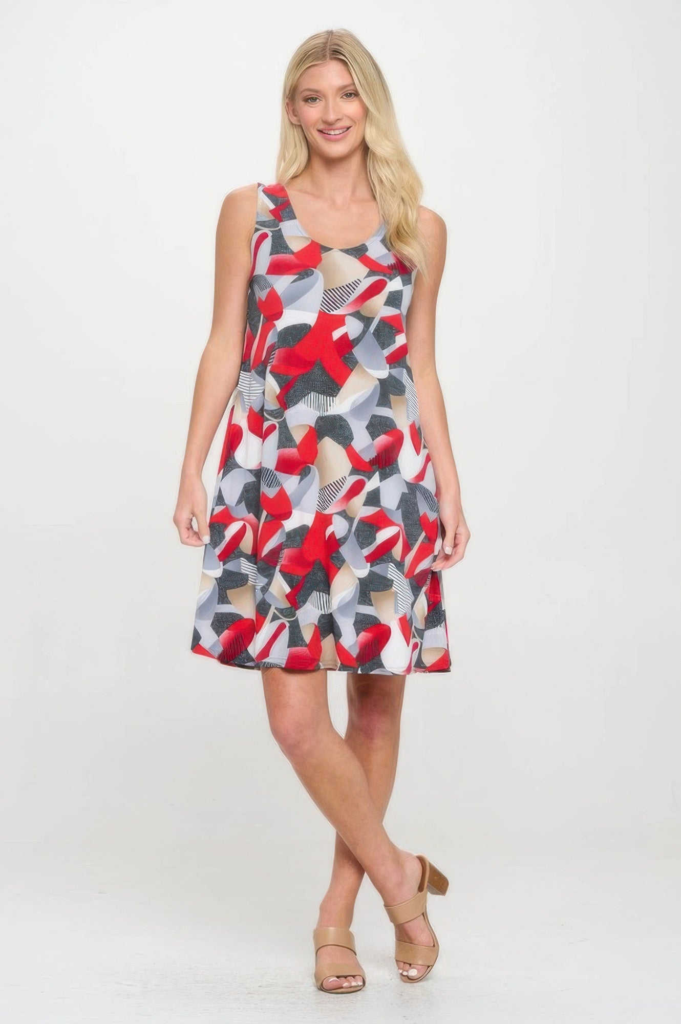 Plus Size Hit Missy Tank Dress - DressAffection