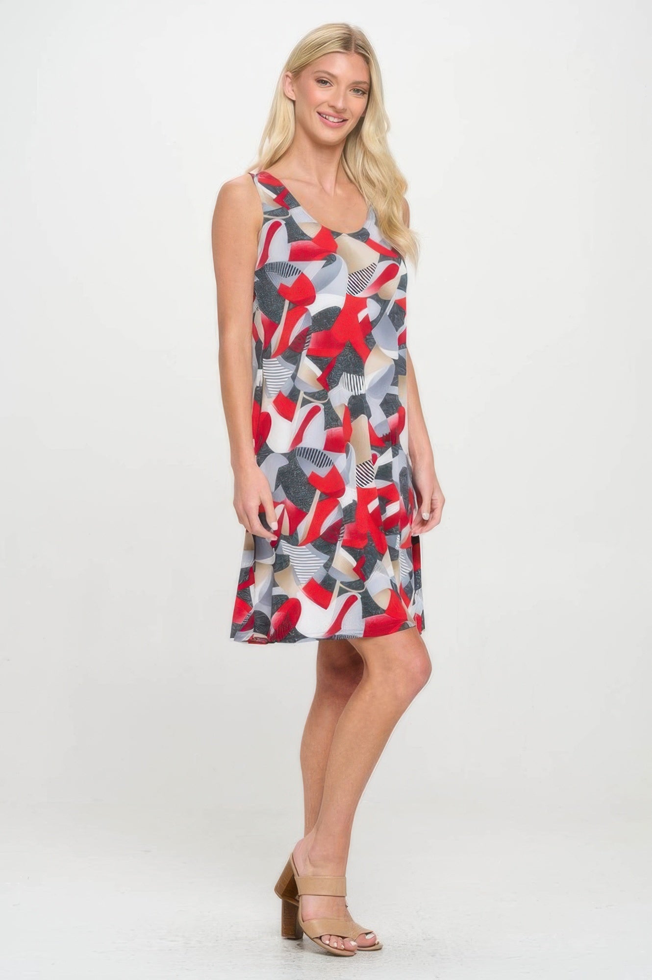 Plus Size Hit Missy Tank Dress - DressAffection