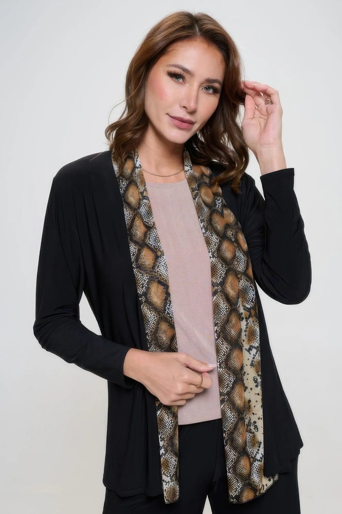 Plus Size Mesh Romance Trim Jacket - DressAffection