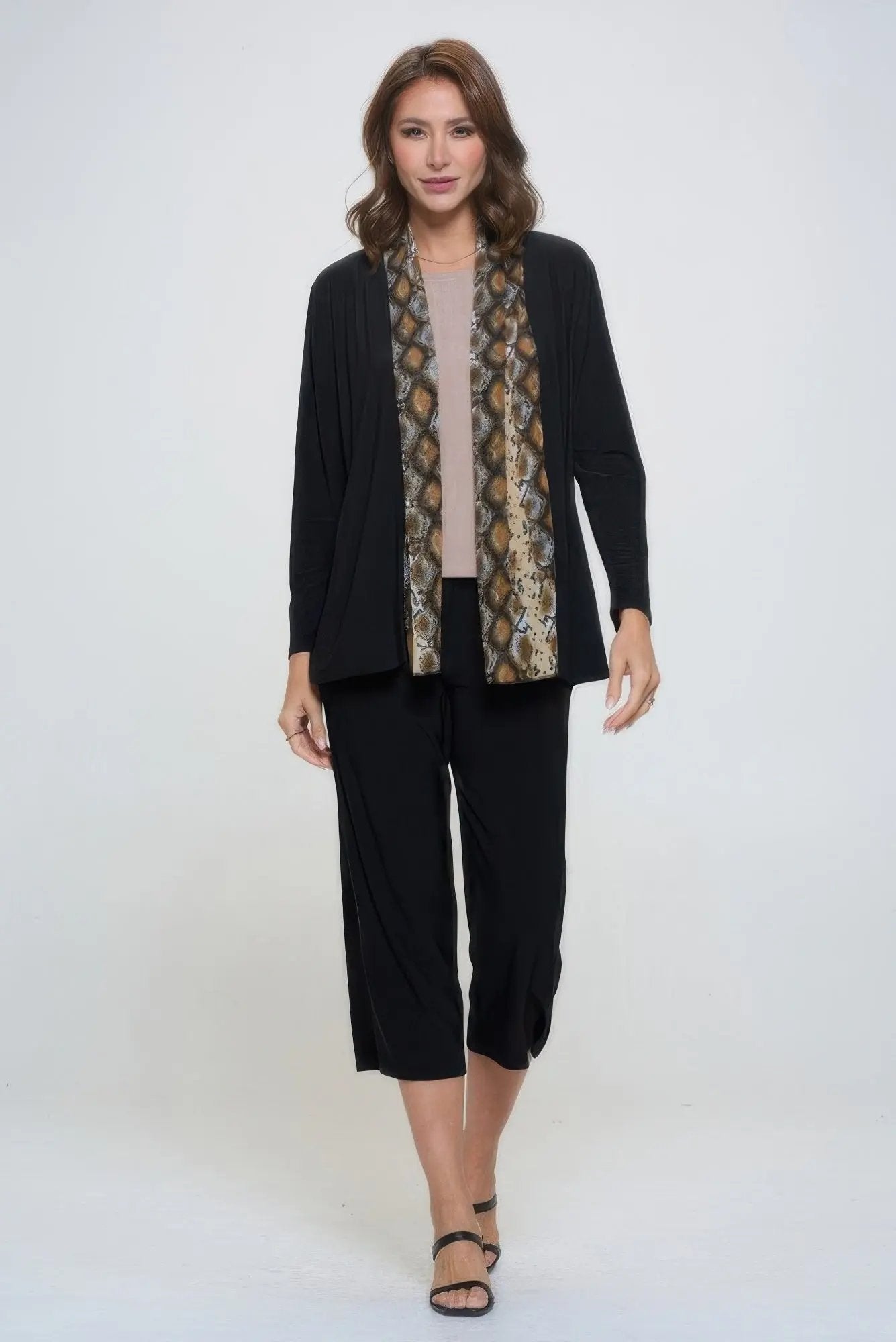 Plus Size Mesh Romance Trim Jacket - DressAffection