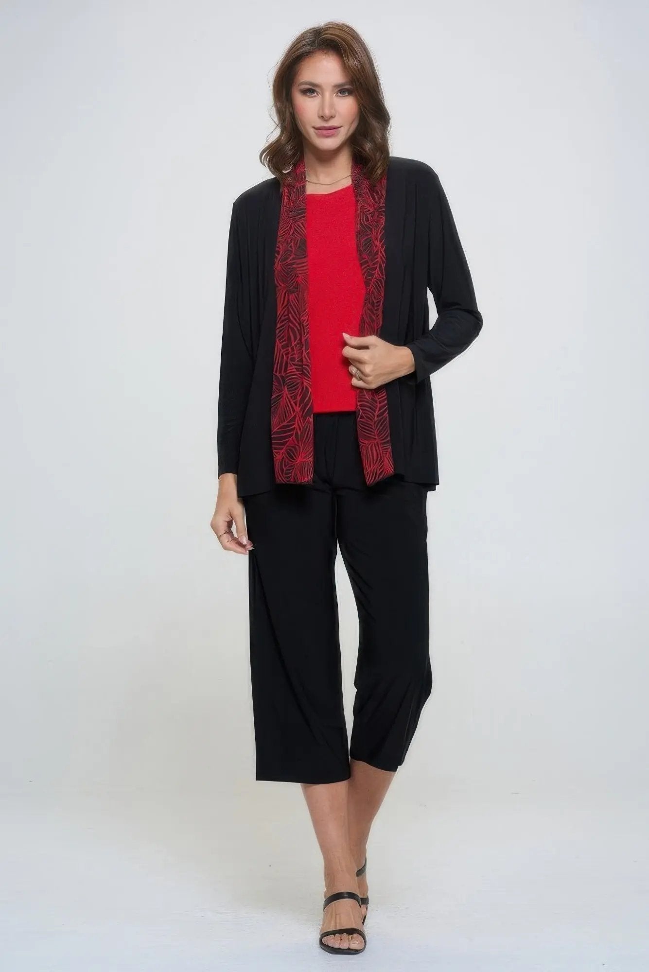 Plus Size Mesh Romance Trim Jacket - DressAffection