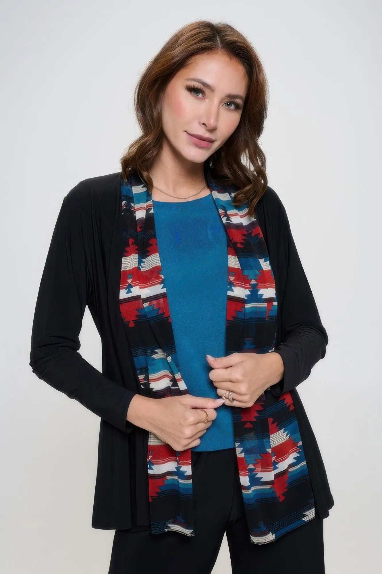 Plus Size Mesh Romance Trim Jacket - DressAffection