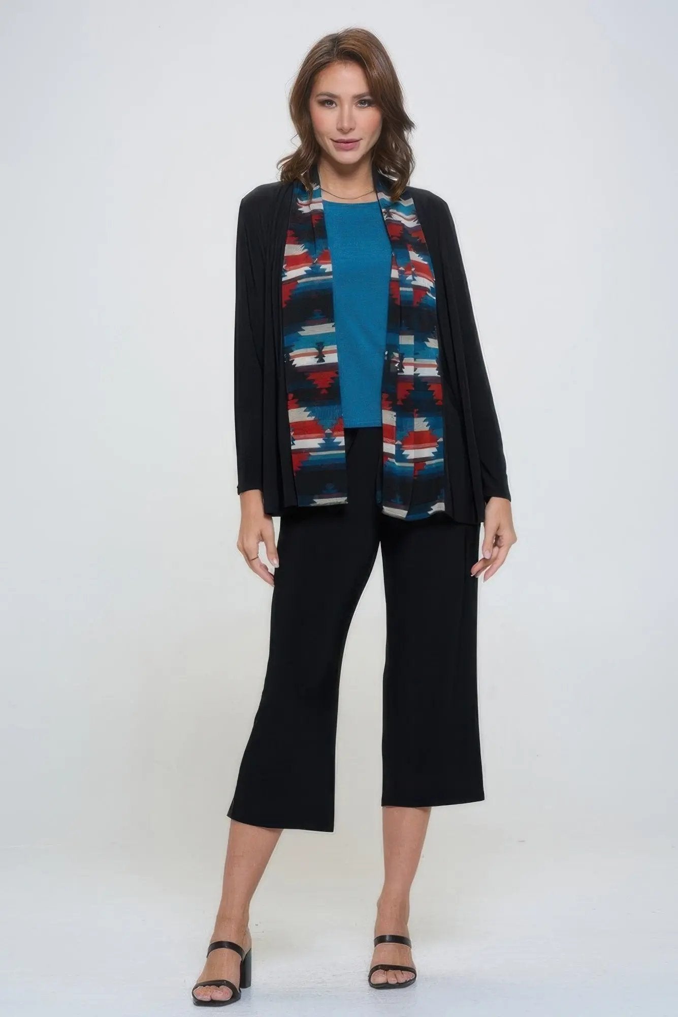 Plus Size Mesh Romance Trim Jacket - DressAffection