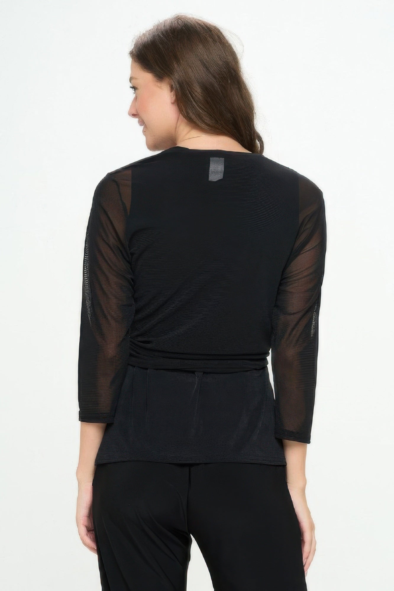 Plus Size Mesh Romance Wrap Bolero - DressAffection