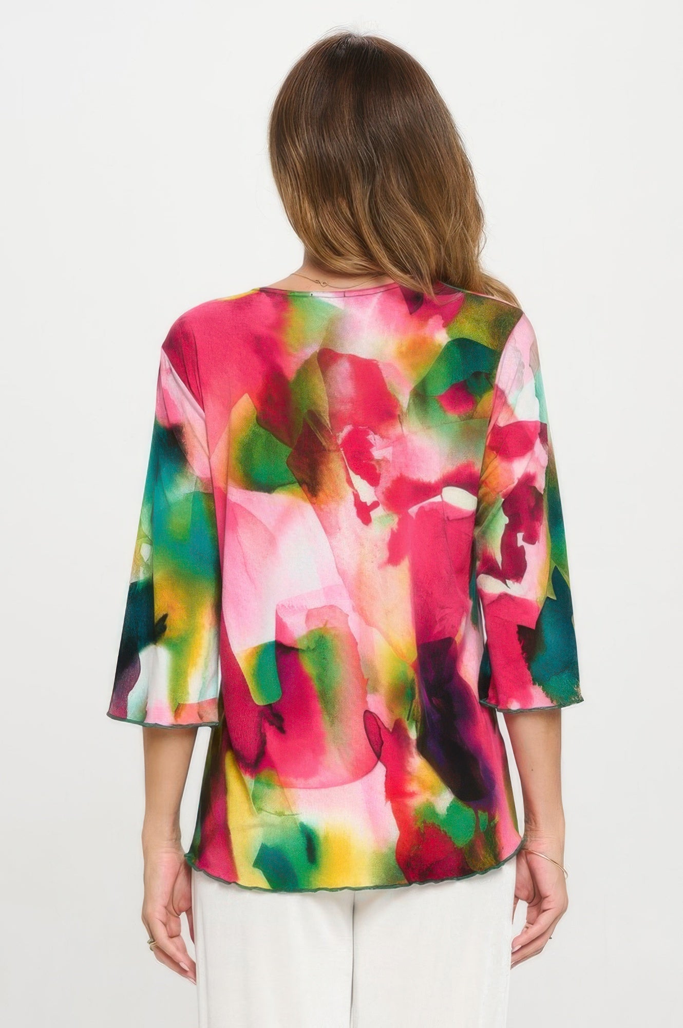 Plus Size Print Hit Merrow Top - DressAffection