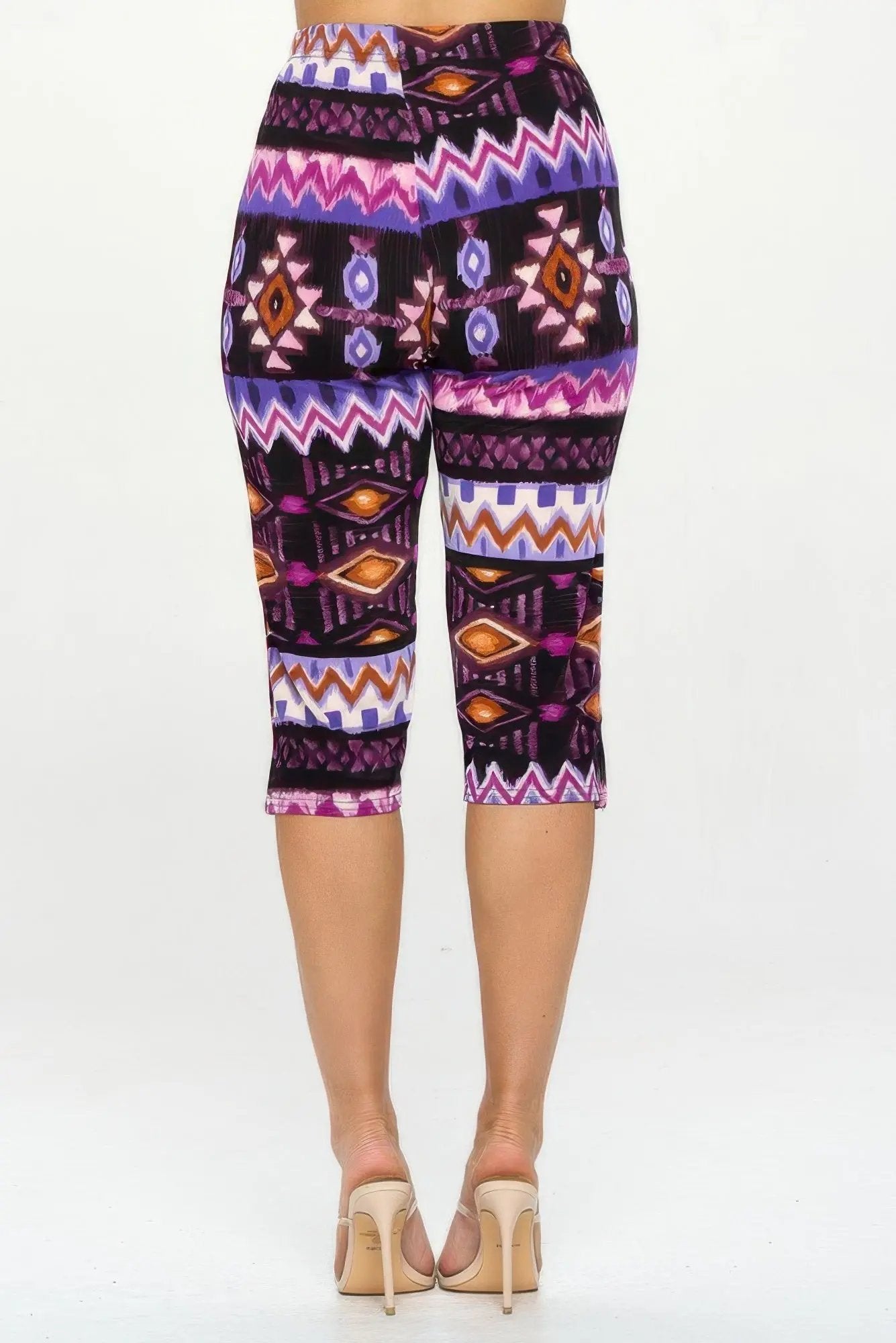 Plus Size Tank Capri Pant Set - DressAffection