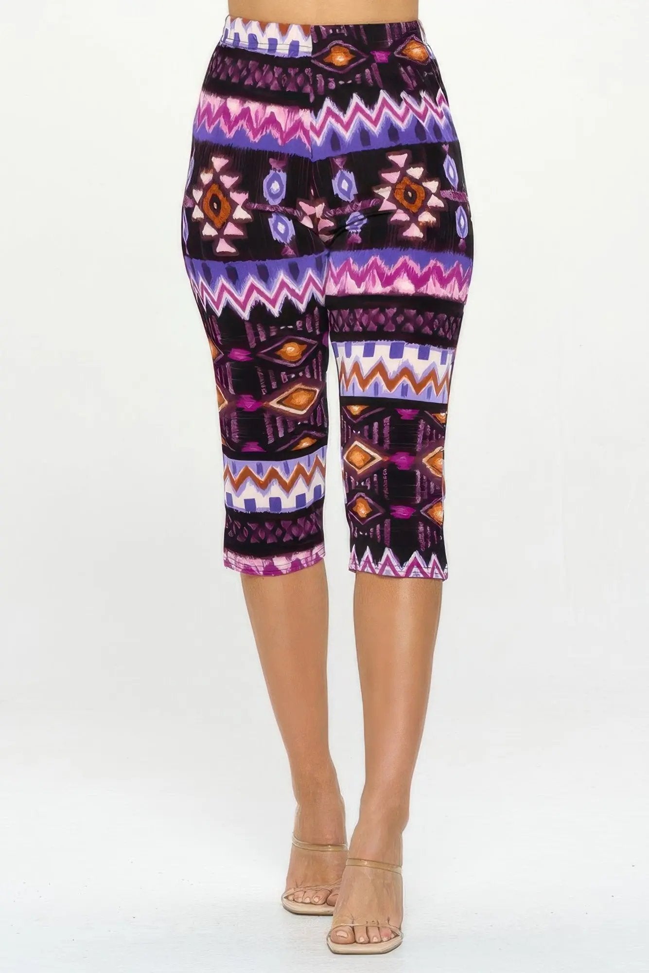 Plus Size Tank Capri Pant Set - DressAffection