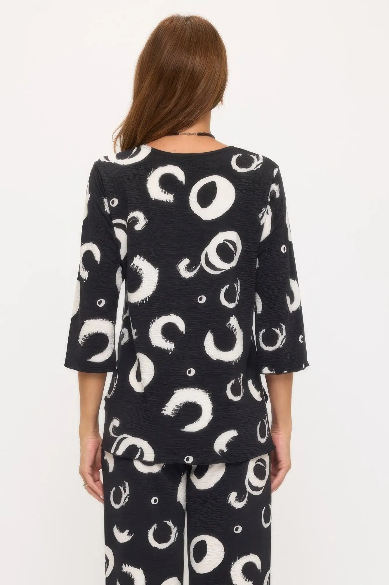 Plus Size Venechia Pleated Merrow Top - DressAffection