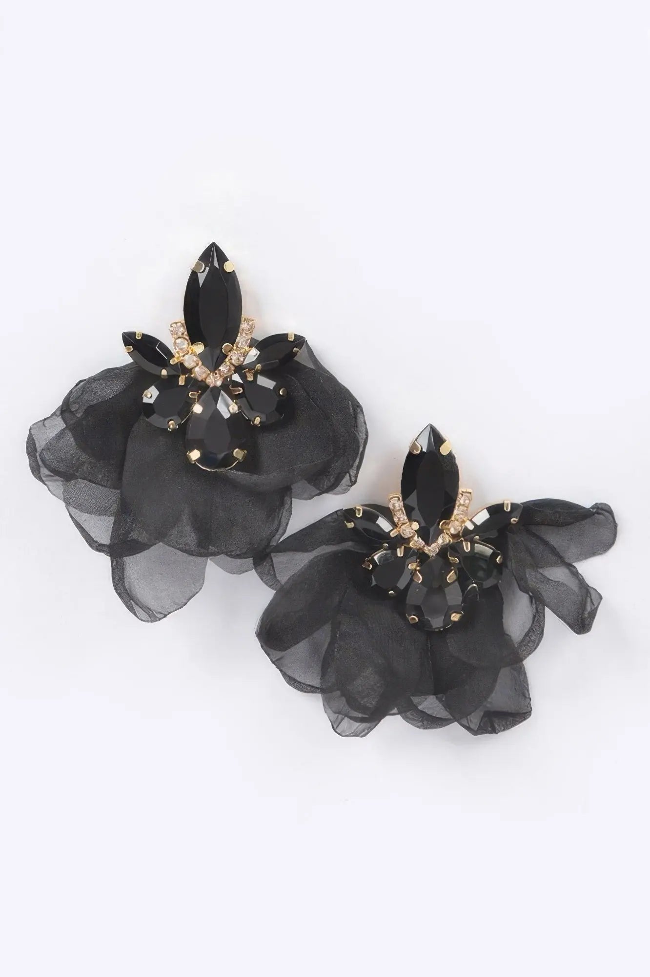 Polyester Flower Dangling Earring - DressAffection