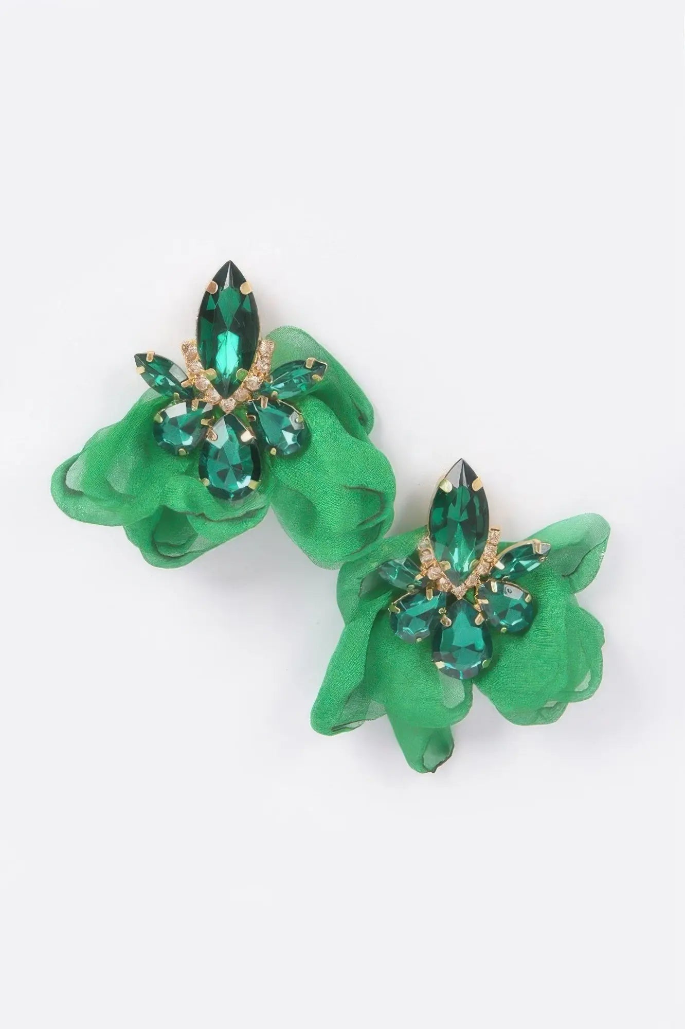 Polyester Flower Dangling Earring - DressAffection