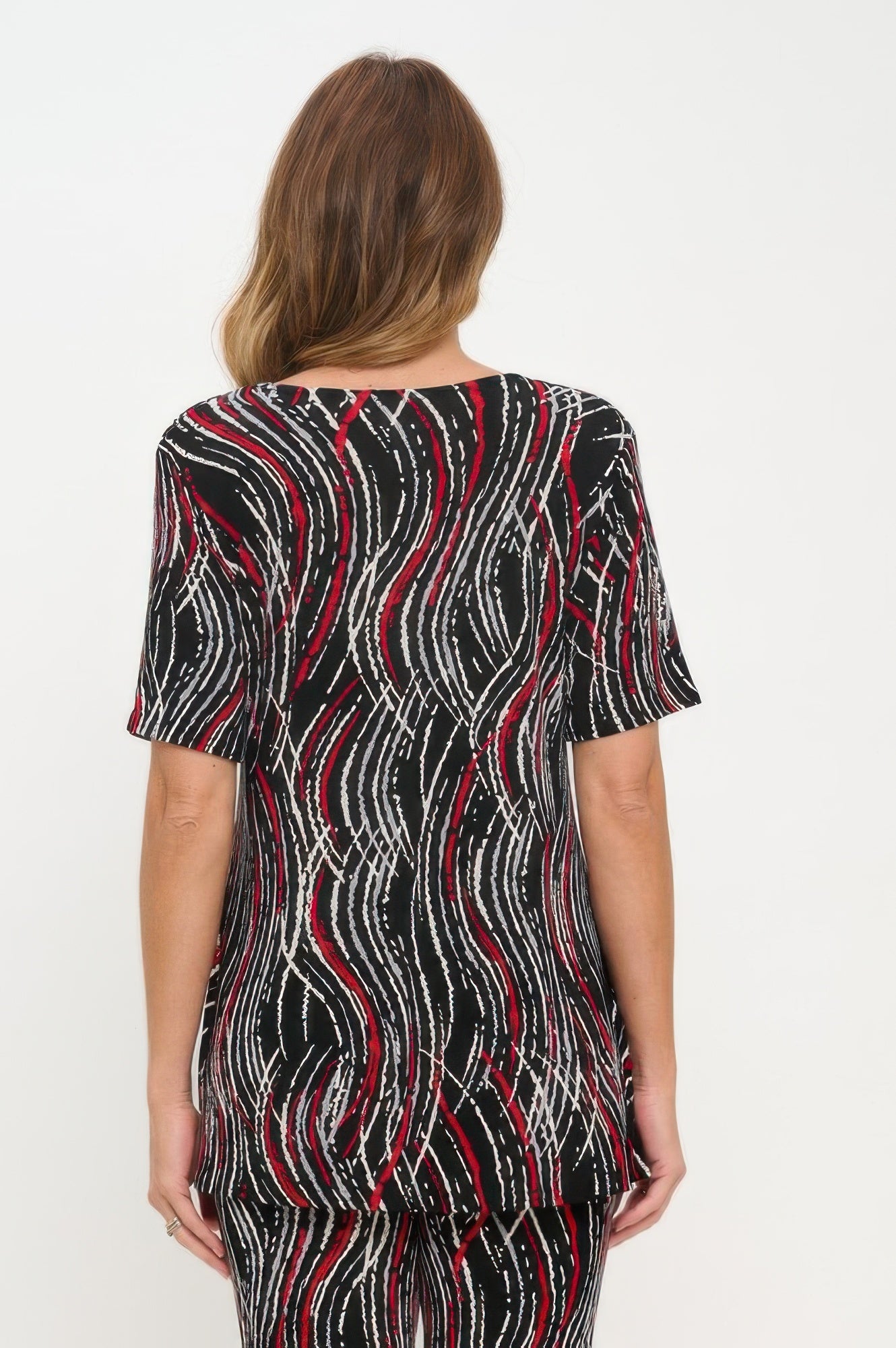 Print Bns Capri Pants Set - DressAffection