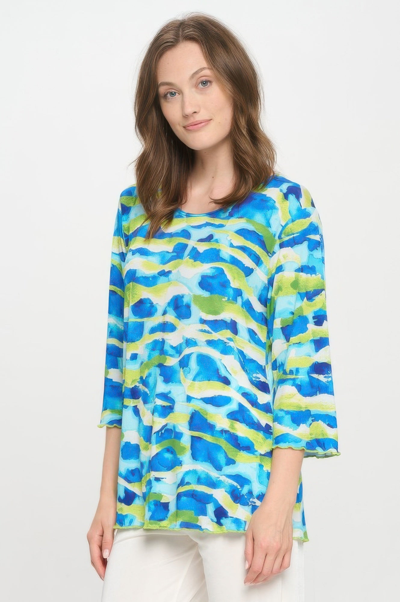 Print Hit Merrow Top - DressAffection