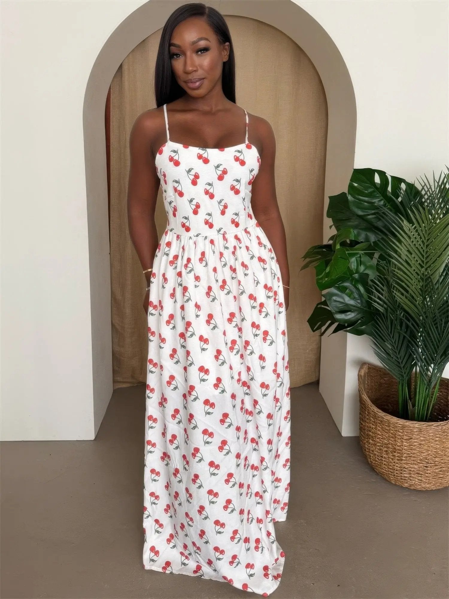 Resort Wear Maxi Dress Vacation Wear - DressAffection