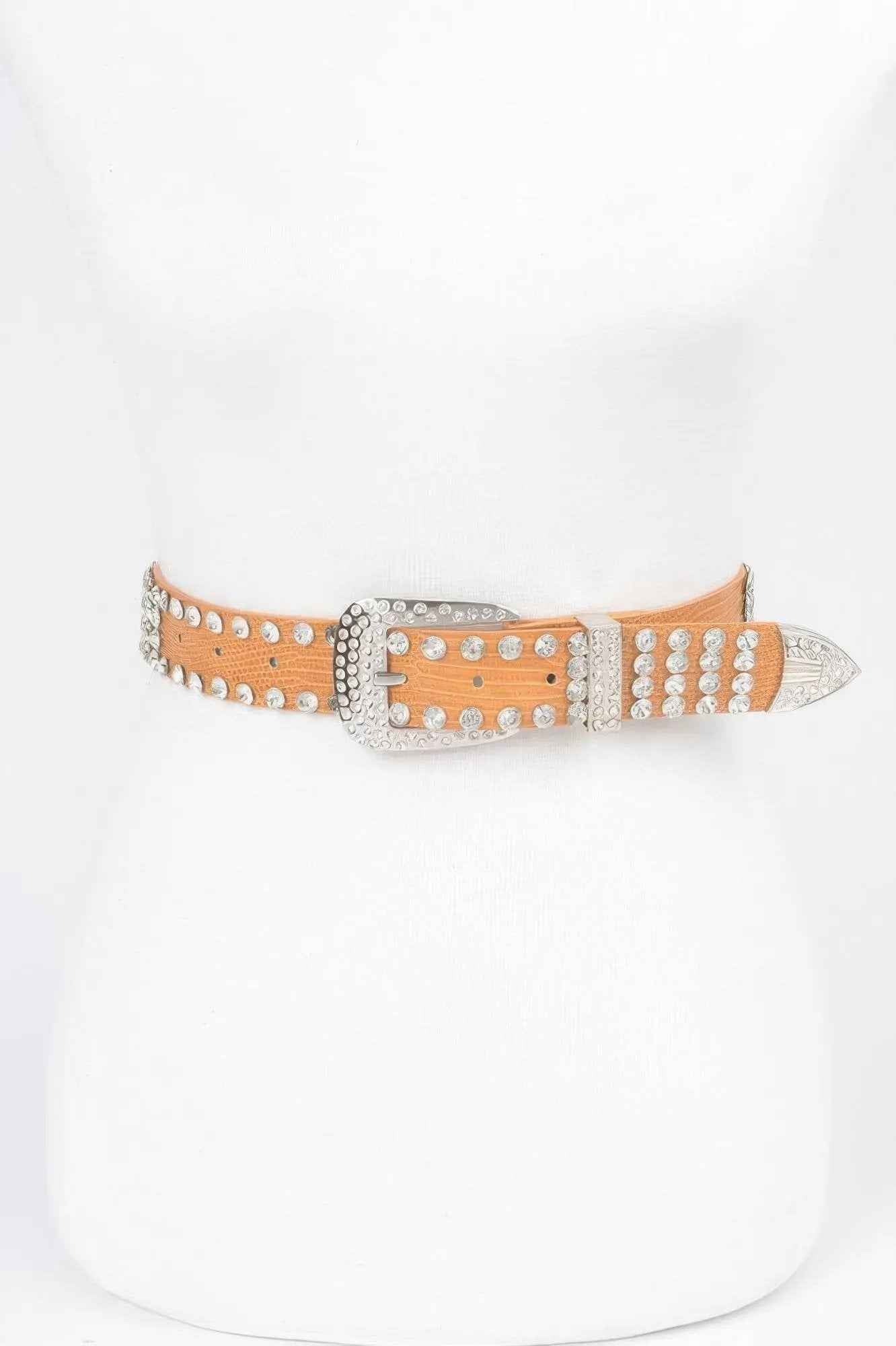 Rhinestone Multi Metal Belt