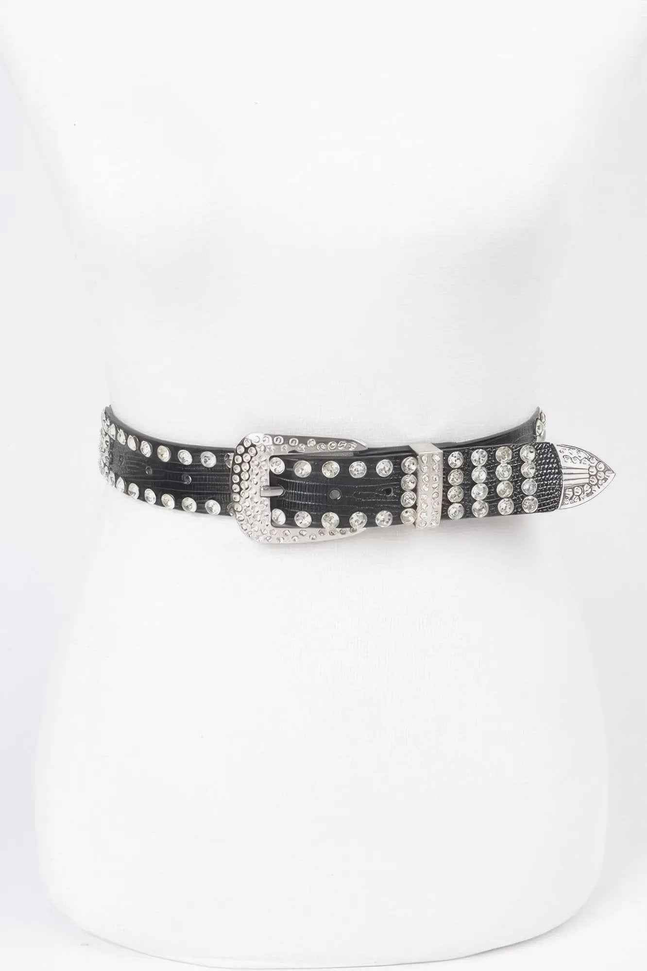 Rhinestone Multi Metal Belt