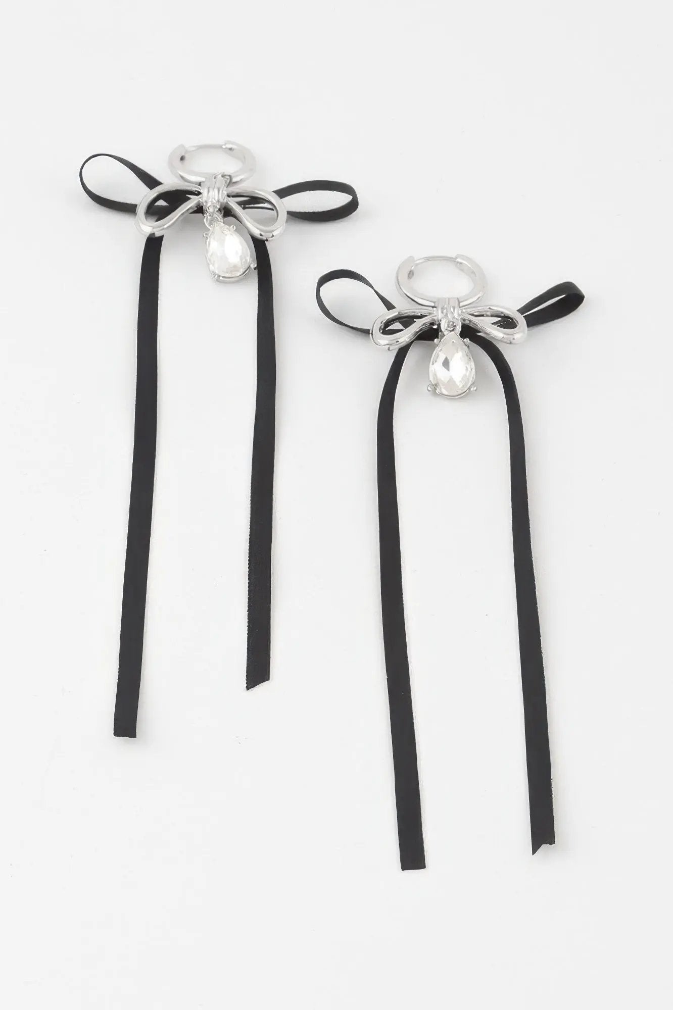 Ribbon Wrap Teardrop Earrings - DressAffection