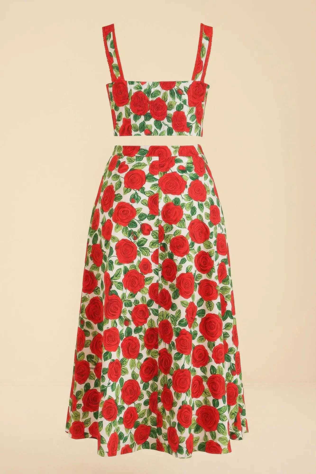 Rose Romance Two-piece Set - DressAffection