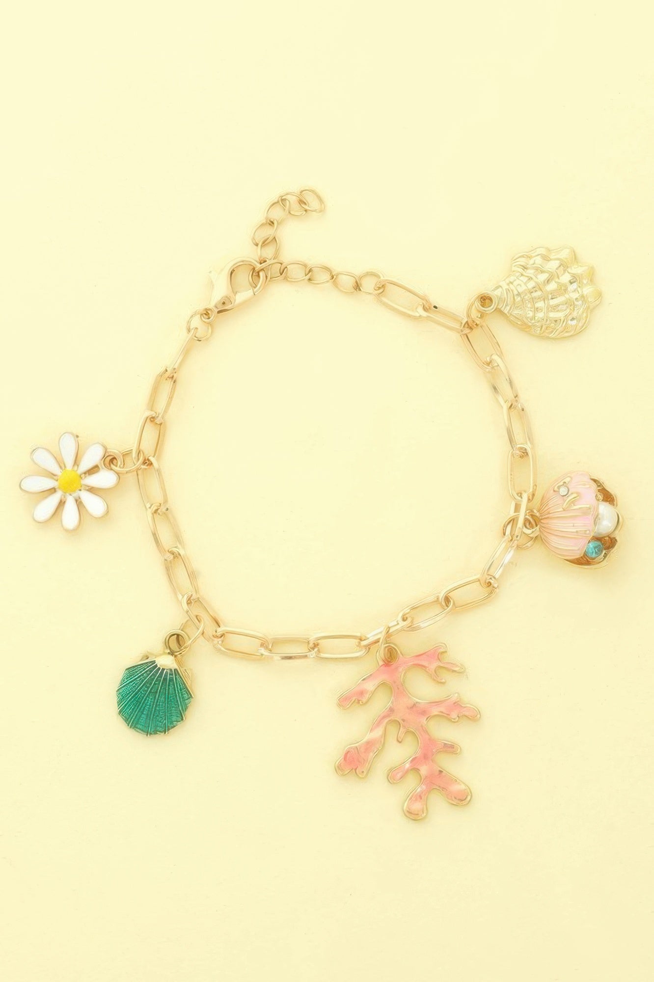 Sea Life Theme Charm Bracelet - DressAffection