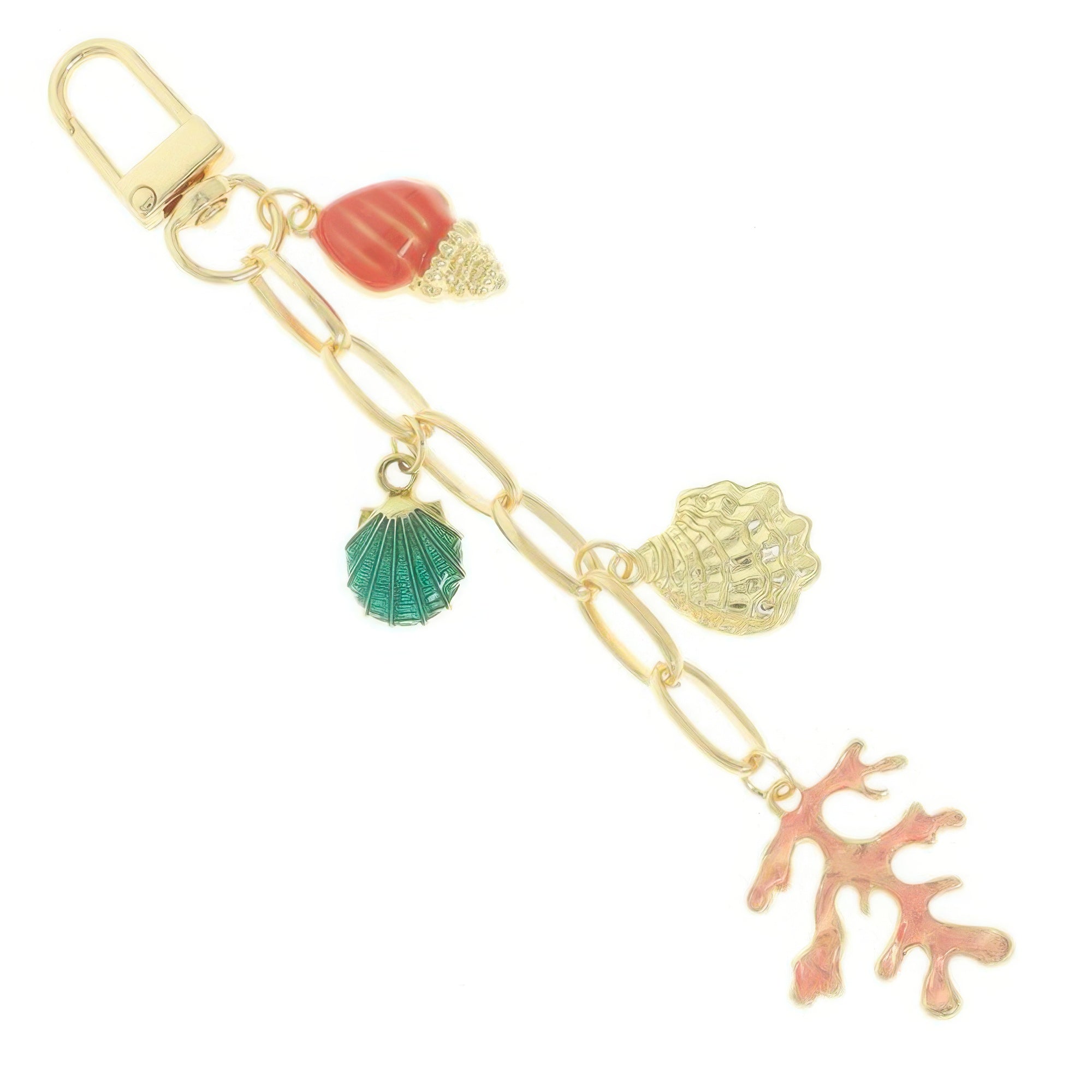 Seaside Escape Theme Bag Charm Keychain - DressAffection