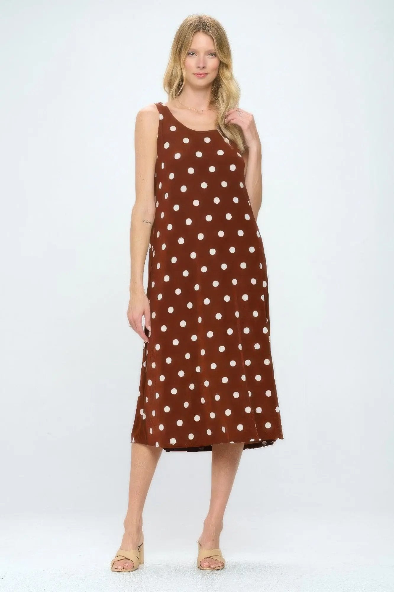 Short Sleeve And Soft Round-neckline Long Dress - DressAffection