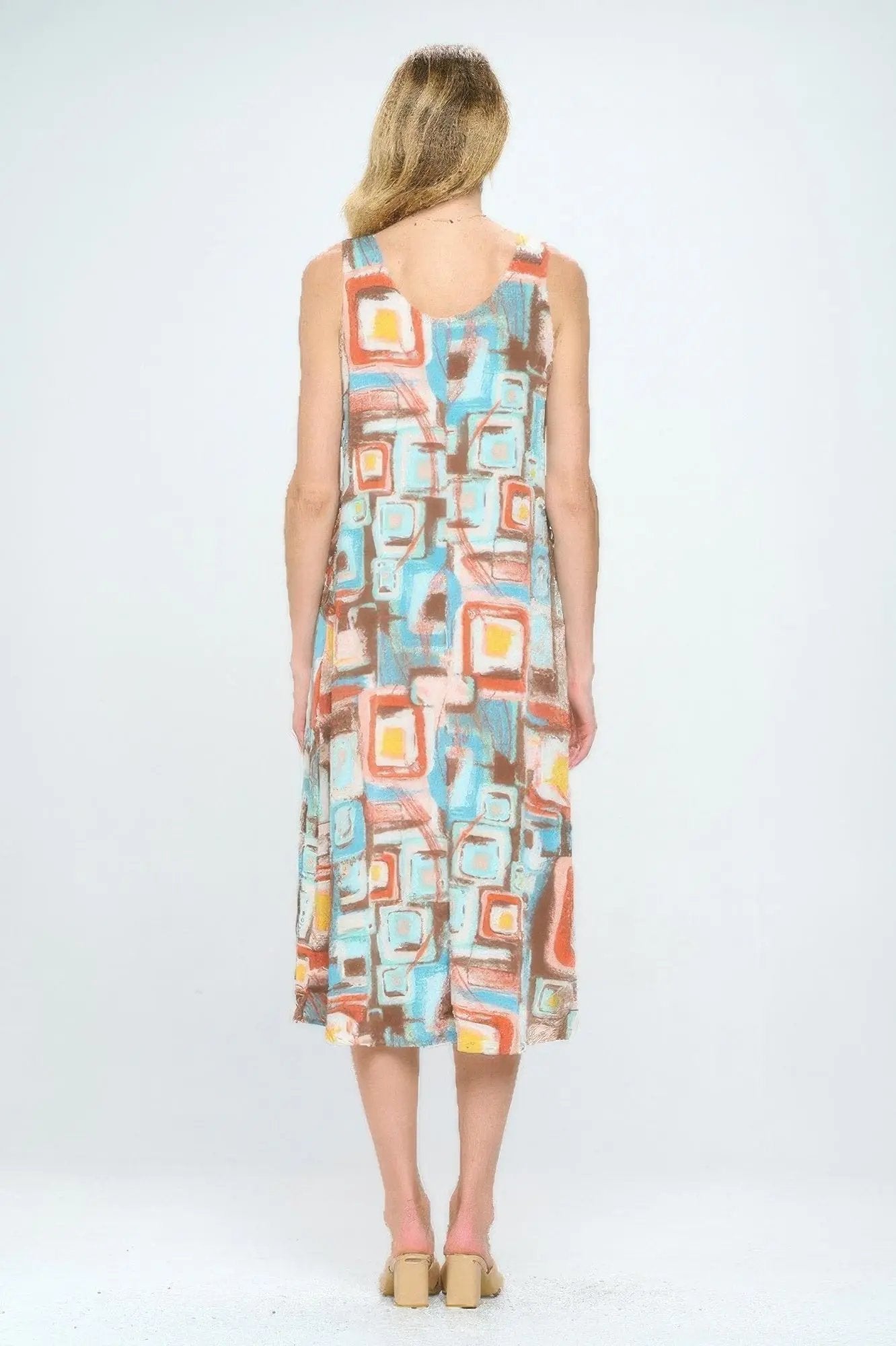 Short Sleeve And Soft Round-neckline Long Dress - DressAffection