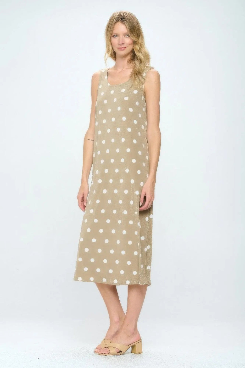 Short Sleeve And Soft Round-neckline Long Dress - DressAffection