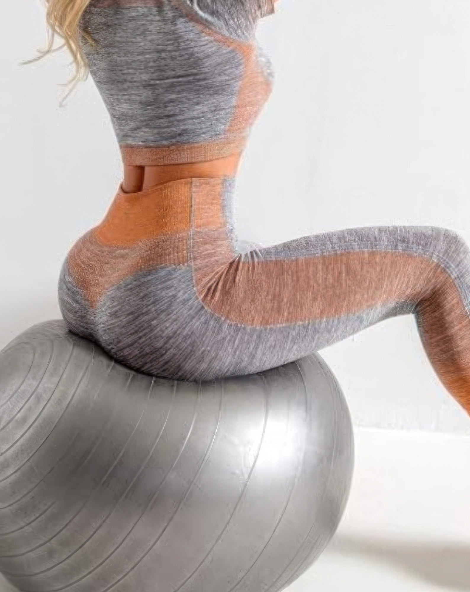 Stripe Seamless Yoga Set - DressAffection