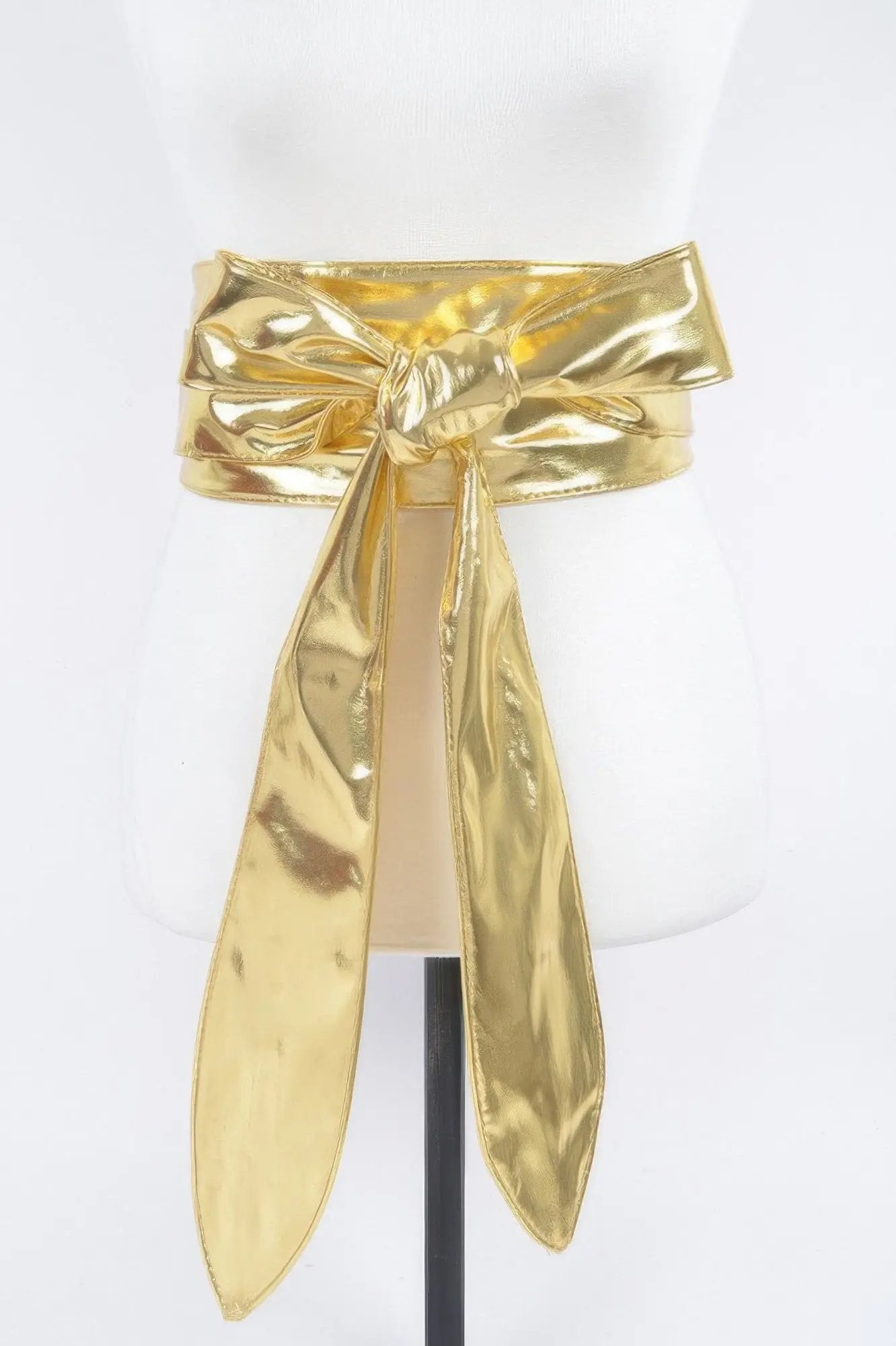 Tie Front Leather Belt - DressAffection