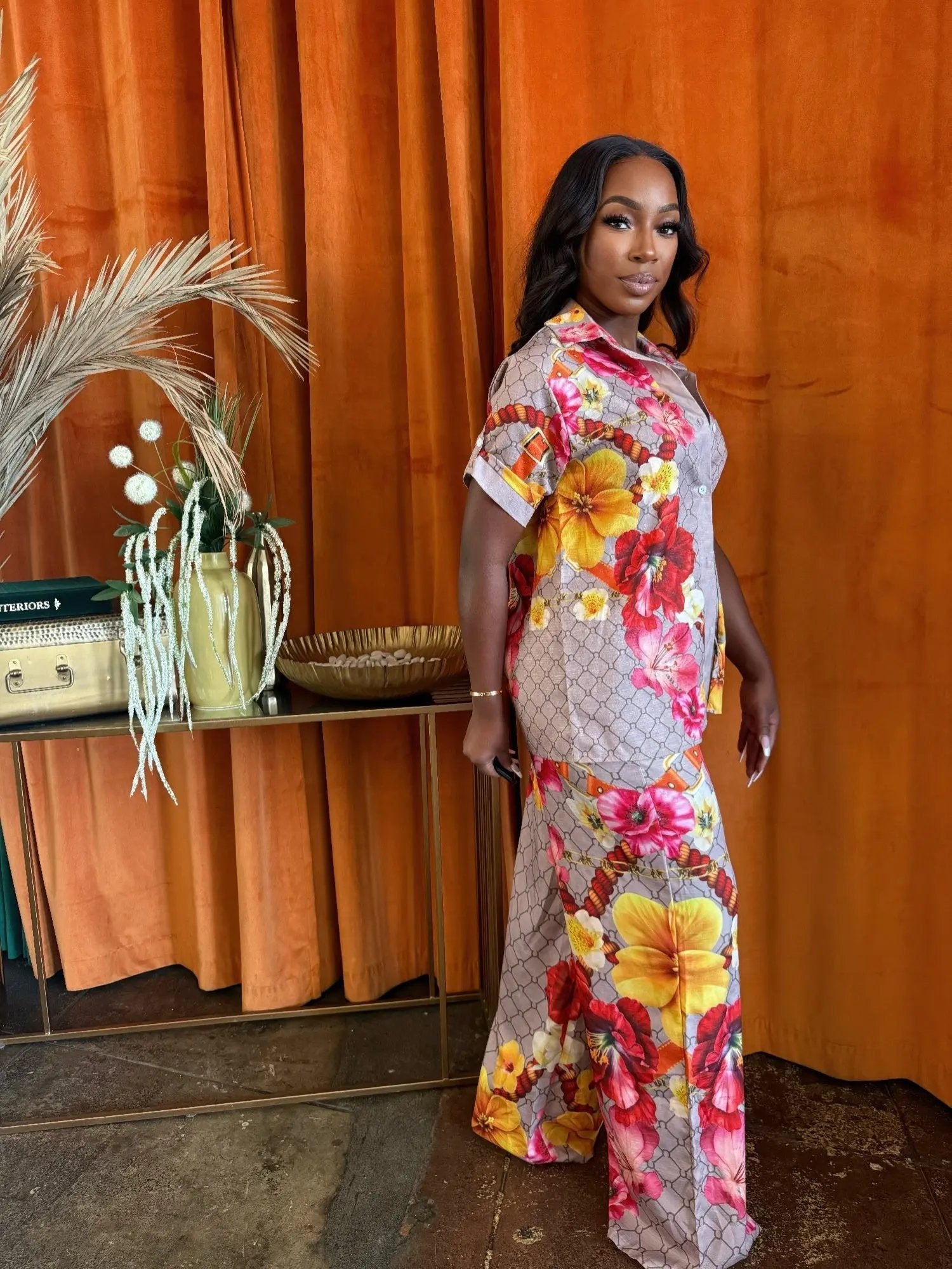 Tropical Muse Pants Set - DressAffection