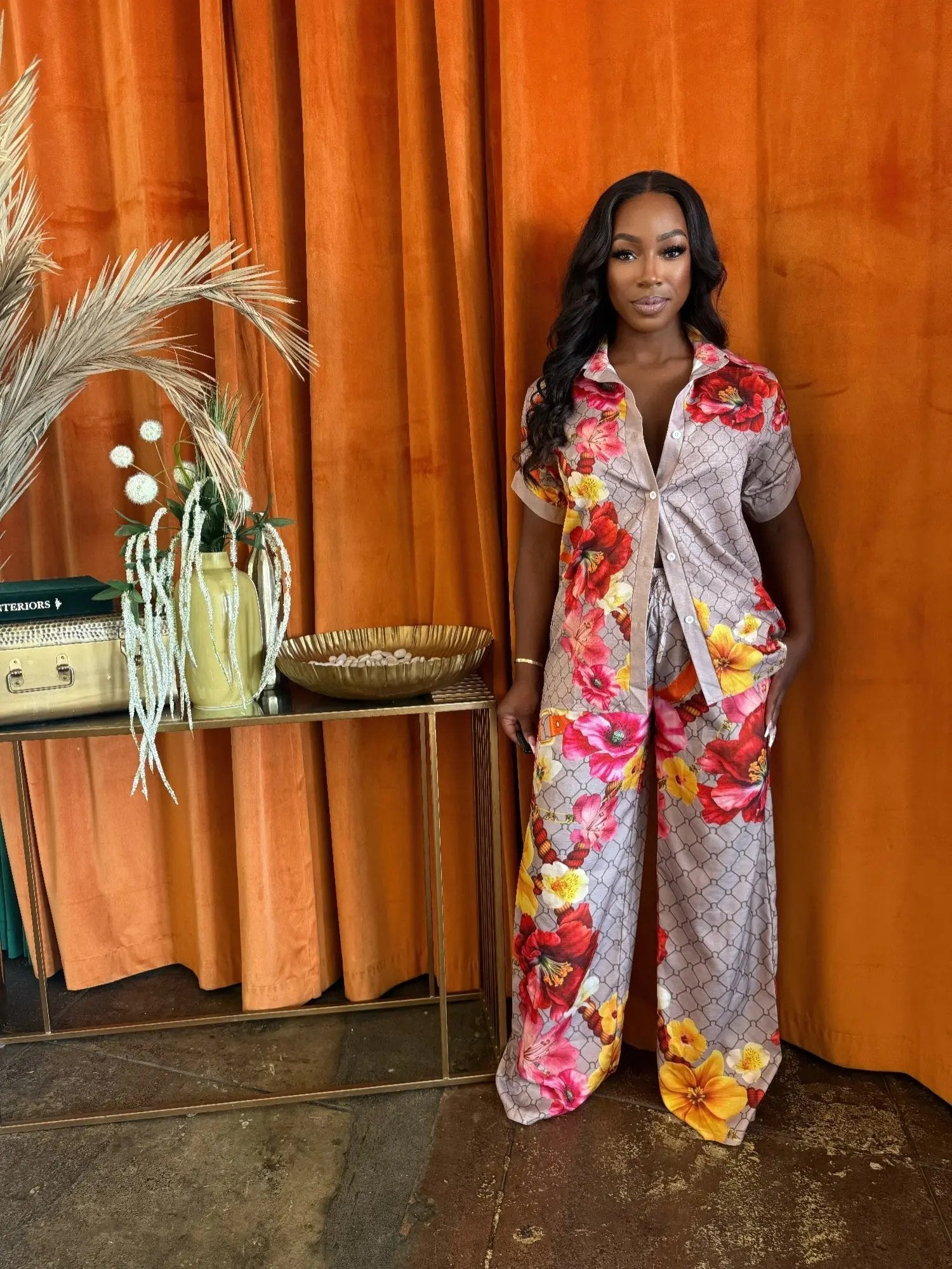 Tropical Muse Pants Set - DressAffection