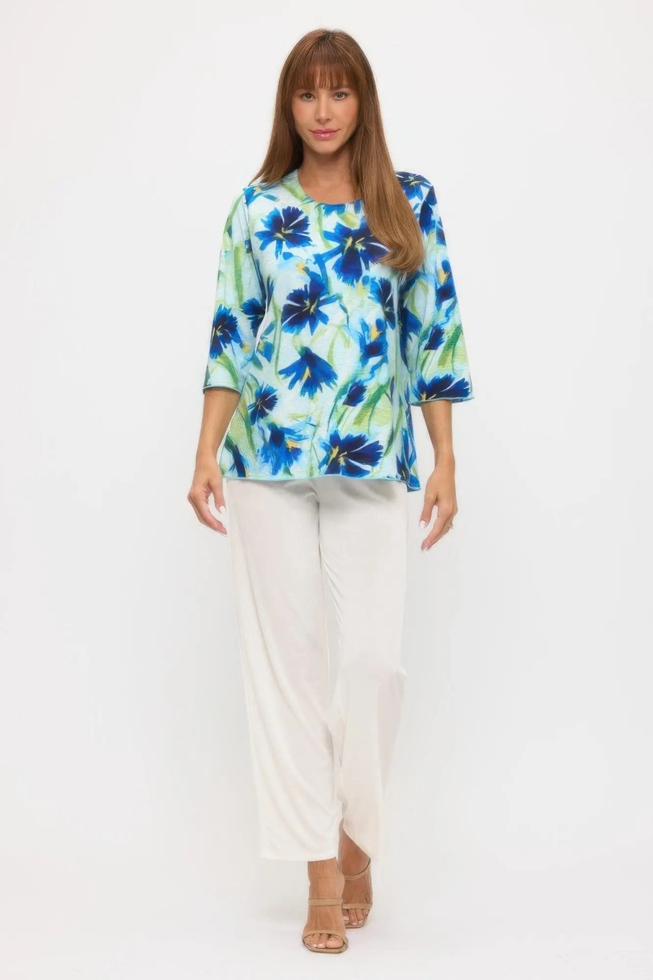 Venechia Pleated Merrow Top - DressAffection