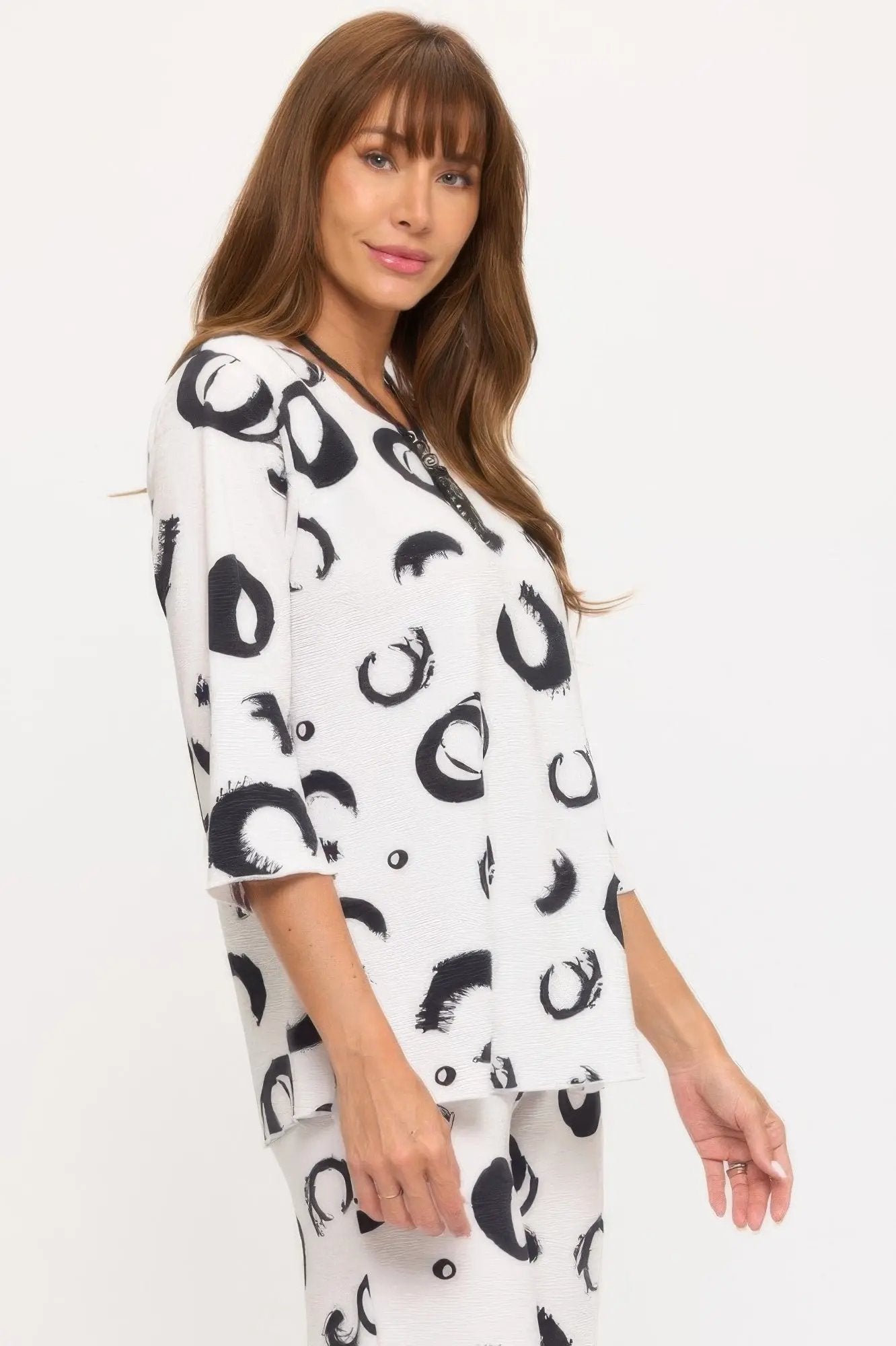 Venechia Pleated Merrow Top - DressAffection