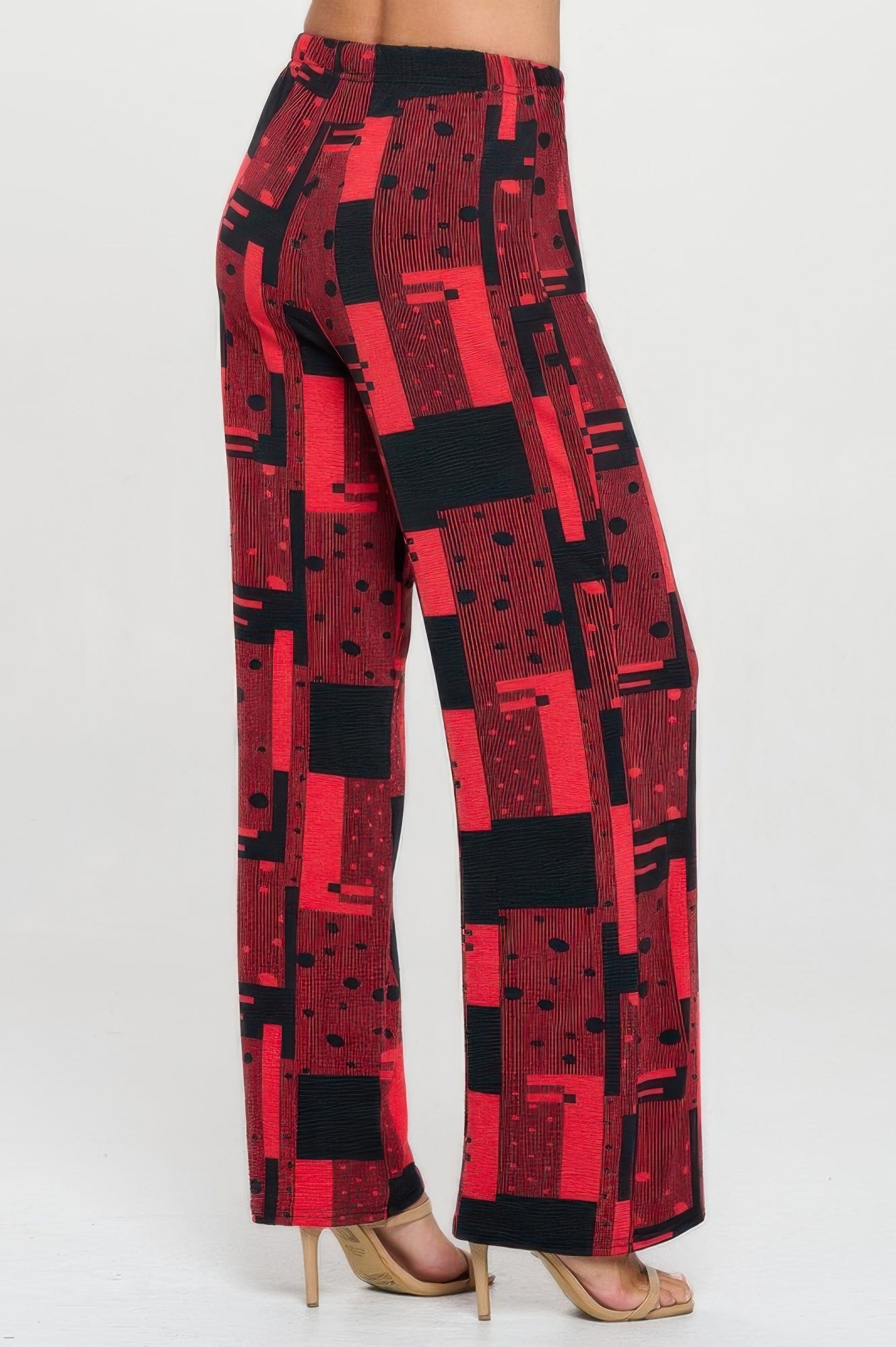 Venechia Pleated Wide Leg Pants - DressAffection