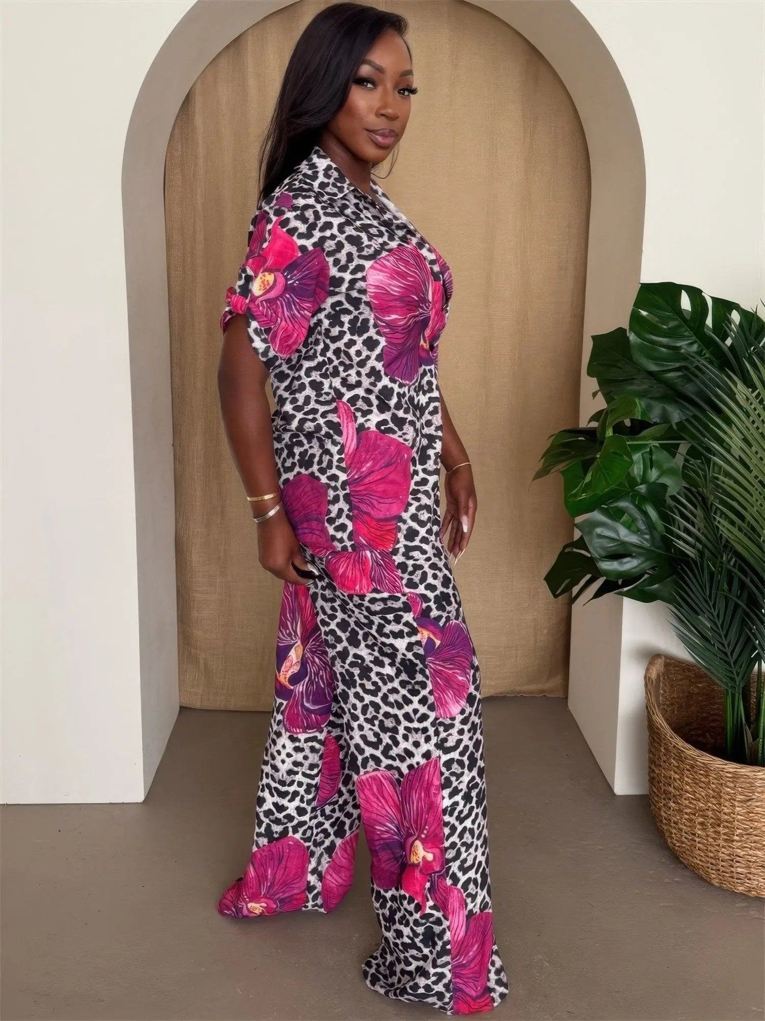 Woman's Resort Wear Pant Set - DressAffection